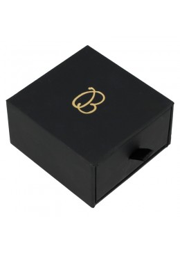 PB-2-N CAJA NEGRA COLGANTE Y PENDIENTES 73x69x39 Mm.