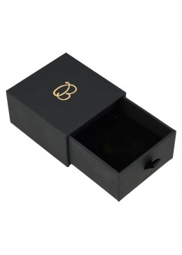PB-2-N CAJA NEGRA COLGANTE Y PENDIENTES 73x69x39 Mm.