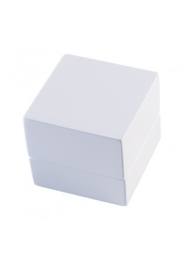 ESTUCHE BLANCO MADERA ANILLO 60x60x50 mm CU-1-B