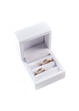 ESTUCHE MADERA ALIANZAS BLANCO 70x70x52 mm CU-3-B