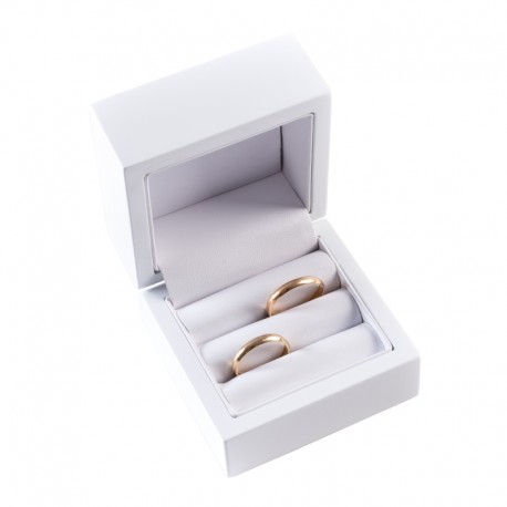 ESTUCHE MADERA ALIANZAS BLANCO 70x70x52 mm CU-3-B