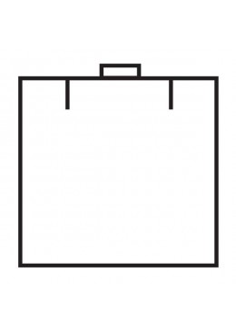 ESTUCHE MADERA COLGANTE NEGRO 90x90x36 mm CU-4-N