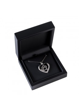 ESTUCHE MADERA COLGANTE NEGRO 90x90x36 mm CU-4-N