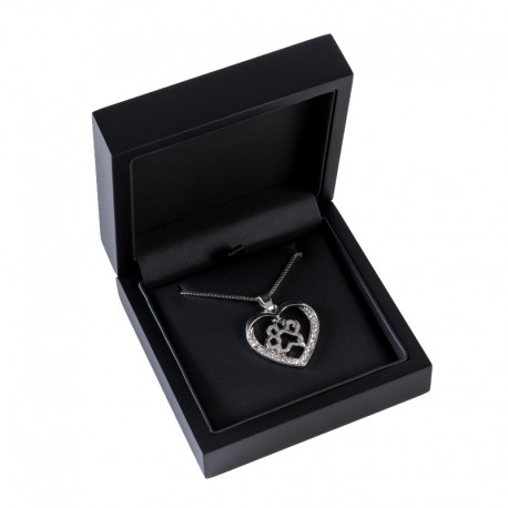 ESTUCHE MADERA COLGANTE NEGRO 90x90x36 mm CU-4-N