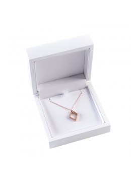 ESTUCHE MADERA COLGANTE BLANCO 90x90x36 mm CU-4-B