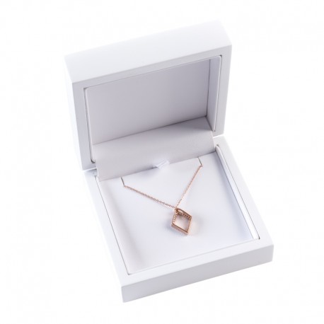 ESTUCHE MADERA COLGANTE BLANCO 90x90x36 mm CU-4-B