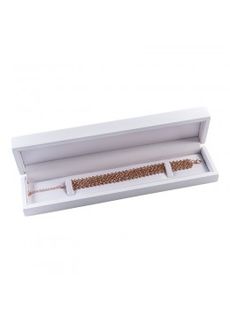 ESTUCHE MADERA PULSERA BLANCO 250X37X32 mm CU-5-B
