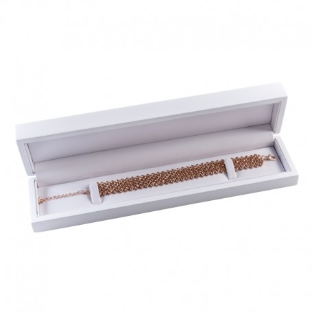 ESTUCHE MADERA PULSERA BLANCO 250X37X32 mm CU-5-B