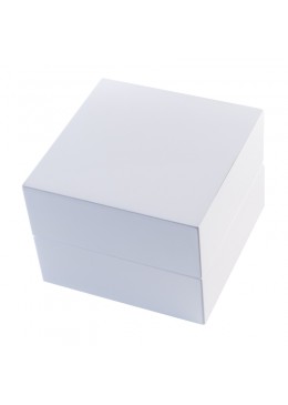 ESTUCHE MADERA RELOJ BLANCO 110x110x80 mm CU-6-B