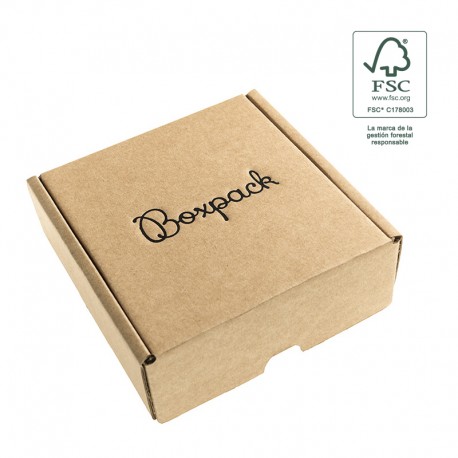 CAJA FSC® PARA ENVIO JOYERIA 130x130x45 mm FCE-130