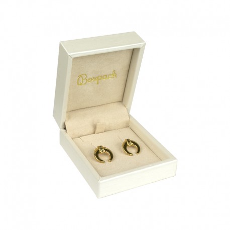 ESTUCHE COLOR BEIGE PARA PENDIENTES 73X84X38 Mm. WD-3-P