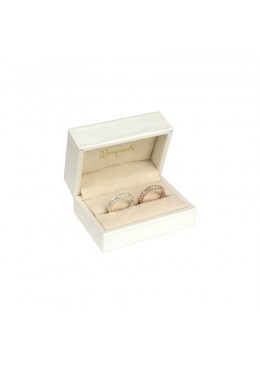 ESTUCHE COLOR BEIGE PARA ALIANZAS 78x52x42 Mm. WD-7-A