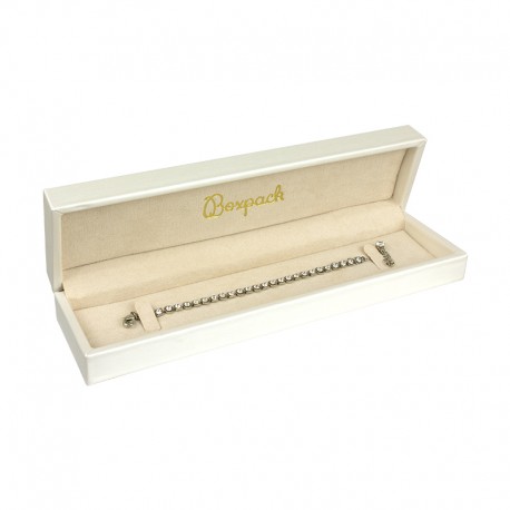 ESTUCHE COLOR BEIGE PARA PULSERA 220x55x37 Mm. WD-8-PE