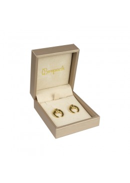 ESTUCHE COLOR CHAMPAGNE PARA PENDIENTES 73X84X38 Mm. MT-3-P