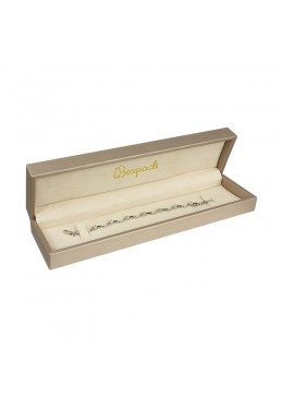 ESTUCHE COLOR CHAMPAGNE PARA PULSERA 220x55x37 Mm. MT-8-PE