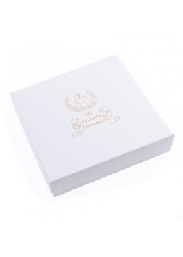 Caja de carton de comunion para collar gargantilla anillo pendientes colgante pulsera de joyeria bisuteria joyas CMP-18