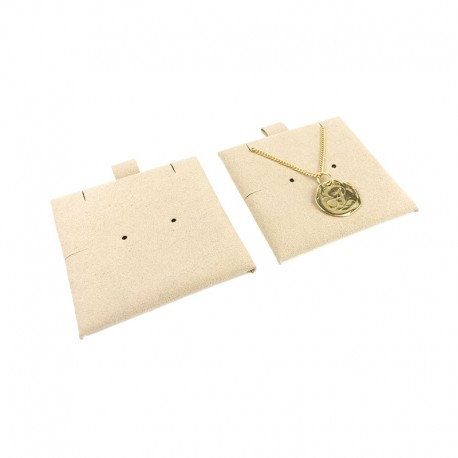 Taco arena para pendientes, colgante o pulsera de joyería, bisutería 62x62 mm T-M1