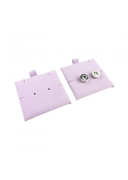 Taco lila para pendientes, colgante o pulsera de joyería, bisutería 62x62 mm T-M1