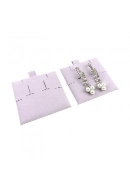 Taco lila para pendientes omega, colgante o pulsera de joyería, bisutería 62x62 mm T-M2