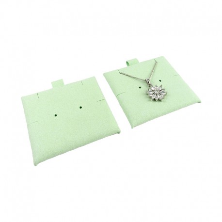 Taco menta para pendientes, colgante o pulsera de joyería, bisutería 62x62 mm T-M1