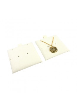 Taco marfil para pendientes, colgante o pulsera de joyería, bisutería 62x62 mm T-M1