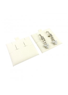 Taco marfil para pendientes omega, colgante o pulsera de joyería, bisutería 62x62 mm T-M2