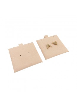 Taco nude para pendientes, colgante o pulsera de joyería, bisutería 62x62 mm T-M1