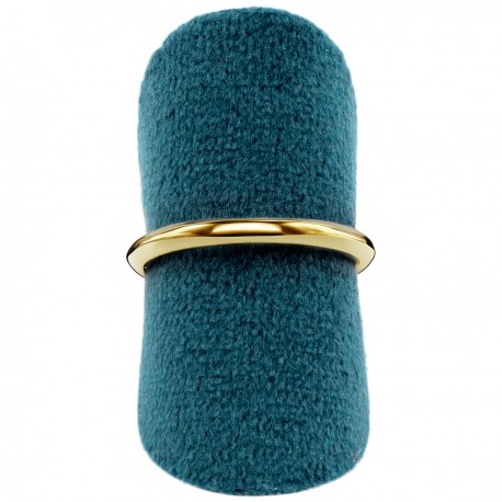 Expositor forrado en velvet azul para anillo o sortija de joyeria bisuteria y joyas