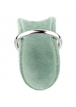 Expositor forrado en velvet aguamarina para anillo o sortija de joyeria bisuteria y joyas