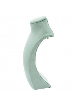 Peto forrado en velvet aguamarina para colgante o collar de joyeria bisuteria y joyas