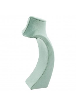 Peto forrado en velvet aguamarina para colgante o collar de joyeria bisuteria y joyas