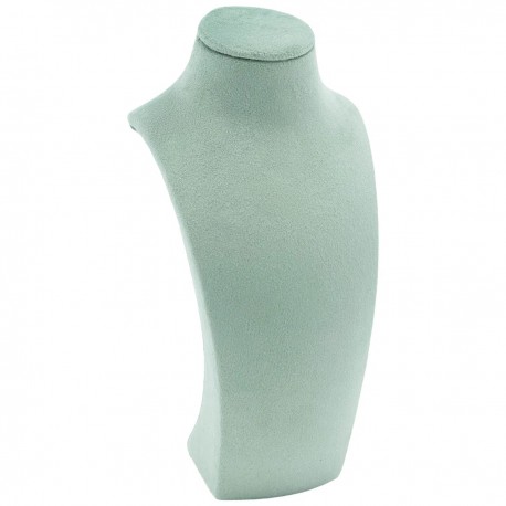 Peto forrado en velvet aguamarina para colgante o collar de joyeria bisuteria y joyas