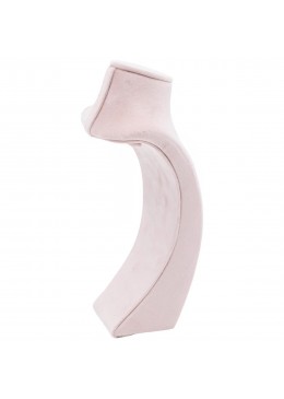 Peto forrado en velvet rosa para colgante o collar de joyeria bisuteria y joyas