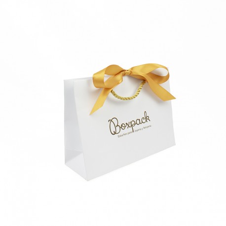 Bolsa ribbons de papel mate para joyeria bisuteria y relojeria BR-MA