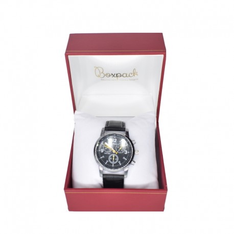 Estuche forrado imitación piel para Reloj de joyería bisutería y joyas J-18-R