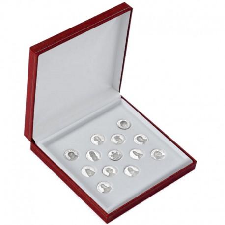 Estuche forrado de imitacion piel para Arras de 20 mm de boda matrimonio joyeria joyas 