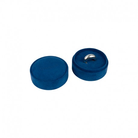 Caja redonda para anillo o pendientes o colgante de joyeria bisuteria y joyas