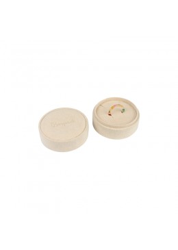 Caja redonda para anillo o pendientes o colgante de joyeria bisuteria y joyas