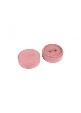 Caja redonda para anillo o pendientes o colgante de joyeria bisuteria y joyas