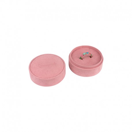 Caja redonda para anillo o pendientes o colgante de joyeria bisuteria y joyas