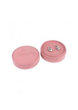 Caja redonda para anillo o pendientes o colgante de joyeria bisuteria y joyas