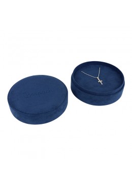 Caja redonda para anillo o pendientes o colgante de joyeria bisuteria y joyas
