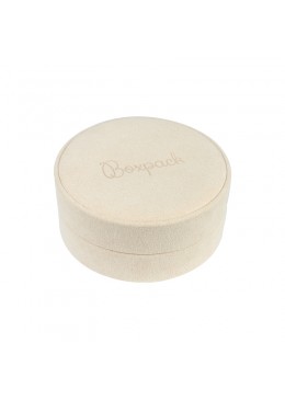 Caja redonda para anillo o pendientes o colgante de joyeria bisuteria y joyas