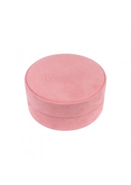 Caja redonda para anillo o pendientes o colgante de joyeria bisuteria y joyas