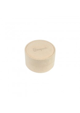 Caja redonda para anillo o pendientes o colgante de joyeria bisuteria y joyas