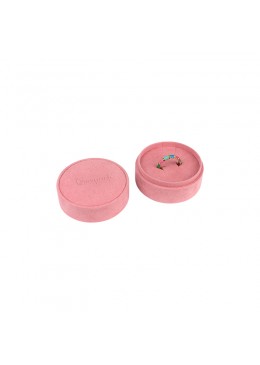 Caja redonda para anillo o pendientes o colgante de joyeria bisuteria y joyas