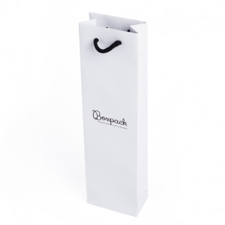 Bolsa blanca de papel mate para joyeria bisuteria y relojeria B-B