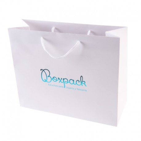 B-XL  BOLSA BLANCA DE PAPEL MATE 340x280x130 Mm.