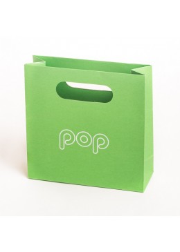 Bolsa de papel de asa troquelada para joyeria bisuteria y joyas BPO-M 