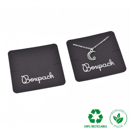 INTERIOR ECO PARA COLGANTE Y PULSERA 65X65 mm negro IC-Z8-C
